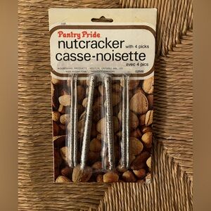 🆕 Vintage Pantry Pride Nut Cracker and Pick Set Heavy Duty Metal seafood cracker